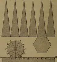An illustration from A text book of geometrical drawing : abridged from the octavo edition : for the use of schools in which the definitions and rules of geometry are familiarly explained, the practical problems are arranged from the most simple to the more complex, and in their description technicalities are avoided as much as possible : with an introduction to isometrical drawing : and an essay on linear perspective and shadows ... (1849)