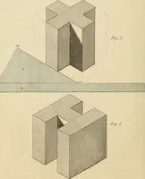 An illustration from A text book of geometrical drawing, for the use of mechanics and schools, in which the definitions and rules of geometry are familiarly explained (1849)