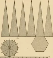 An illustration from A text book of geometrical drawing, for the use of mechanics and schools, in which the definitions and rules of geometry are familiarly explained (1849)