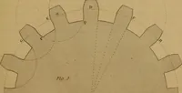 An illustration from A text-book of geometrical drawing, for the use of mechanics and schools, in which the definitions and rules of geometry are familiarly explained .. (1850)