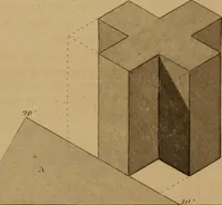 An illustration from A text-book of geometrical drawing, for the use of mechanics and schools, in which the definitions and rules of geometry are familiarly explained .. (1850)
