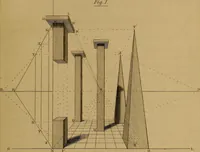 An illustration from A text-book of geometrical drawing, for the use of mechanics and schools, in which the definitions and rules of geometry are familiarly explained .. (1850)