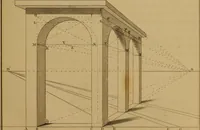 An illustration from A text-book of geometrical drawing, for the use of mechanics and schools, in which the definitions and rules of geometry are familiarly explained .. (1850)