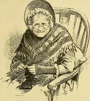 An illustration from A text-book of needlework, knitting and cutting out : with methods of teaching (1893)