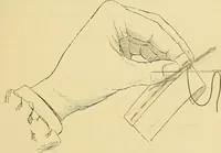 An illustration from A text-book of needlework, knitting and cutting out : with methods of teaching (1893)
