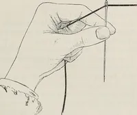 An illustration from A text-book of needlework, knitting, and cutting out : with methods of teaching (1893)