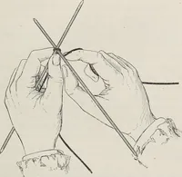 An illustration from A text-book of needlework, knitting, and cutting out : with methods of teaching (1893)