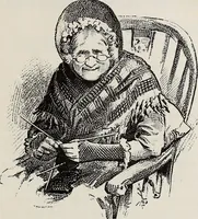 An illustration from A text-book of needlework, knitting, and cutting out : with methods of teaching (1893)
