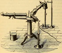 An illustration from Text-book of popular astronomy .. (1883)