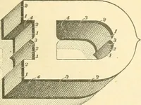 An illustration from A textbook on lettering and sign painting (1902)