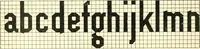 An illustration from A textbook on lettering and sign painting (1902)