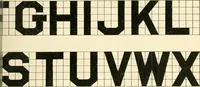 An illustration from A textbook on lettering and sign painting (1902)