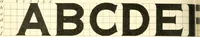 An illustration from A textbook on lettering and sign painting (1902)