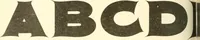 An illustration from A textbook on lettering and sign painting (1902)