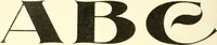 An illustration from A textbook on lettering and sign painting (1902)