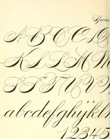 An illustration from A textbook on lettering and sign painting (1902)