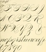An illustration from A textbook on lettering and sign painting (1902)