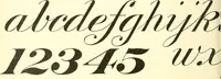 An illustration from A textbook on lettering and sign painting (1902)