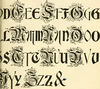 An illustration from A textbook on lettering and sign painting (1902)