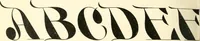 An illustration from A textbook on lettering and sign painting (1902)