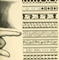 An illustration from A textbook on lettering and sign painting (1902)