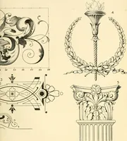 An illustration from A textbook on lettering and sign painting (1902)