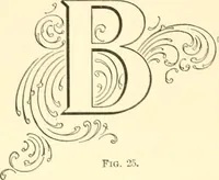 An illustration from A textbook on lettering and sign painting (1902)
