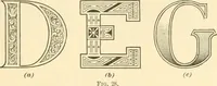 An illustration from A textbook on lettering and sign painting (1902)