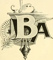 An illustration from A textbook on lettering and sign painting (1902)