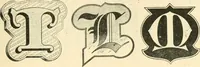 An illustration from A textbook on lettering and sign painting (1902)
