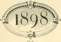 An illustration from A textbook on lettering and sign painting (1902)