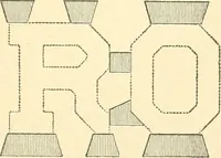 An illustration from A textbook on lettering and sign painting (1902)