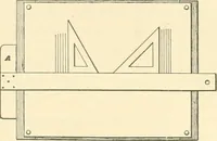 An illustration from A textbook on lettering and sign painting (1902)