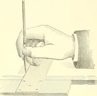 An illustration from A textbook on lettering and sign painting (1902)