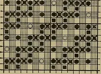 An illustration from Textile design; a working manual of approved practice in all details of the art of designing the various kinds of textile fabrics, together with practical applications of the principles of textile coloring and systematic methods of cost finding (1909)