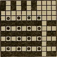 An illustration from Textile design; a working manual of approved practice in all details of the art of designing the various kinds of textile fabrics, together with practical applications of the principles of textile coloring and systematic methods of cost finding (1909)