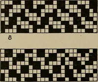 An illustration from Textile design; a working manual of approved practice in all details of the art of designing the various kinds of textile fabrics, together with practical applications of the principles of textile coloring and systematic methods of cost finding (1909)