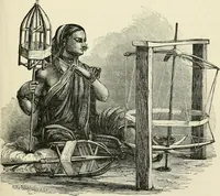 An illustration from Textile fabrics (1876)