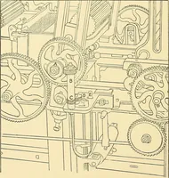 An illustration from The textile industries : a practical guide to fibres, yarns & fabrics in every branch of textile manufacture, including preparation of fibres, spinning, doubling, designing, weaving, bleaching, printing, dyeing and finishing (1910)