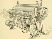 Picture 13 of 70 from The textile industries : a practical guide to fibres, yarns & fabrics in every branch of textile manufacture, including preparation of fibres, spinning, doubling, designing, weaving, bleaching, printing, dyeing and finishing (1910), leaf 76