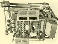 An illustration from The textile industries : a practical guide to fibres, yarns & fabrics in every branch of textile manufacture, including preparation of fibres, spinning, doubling, designing, weaving, bleaching, printing, dyeing and finishing (1910)