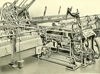 An illustration from The textile industries : a practical guide to fibres, yarns & fabrics in every branch of textile manufacture, including preparation of fibres, spinning, doubling, designing, weaving, bleaching, printing, dyeing and finishing (1910)