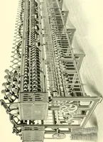 An illustration from The textile industries : a practical guide to fibres, yarns & fabrics in every branch of textile manufacture, including preparation of fibres, spinning, doubling, designing, weaving, bleaching, printing, dyeing and finishing (1910)