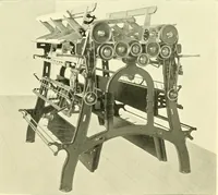 An illustration from The textile industries : a practical guide to fibres, yarns & fabrics in every branch of textile manufacture, including preparation of fibres, spinning, doubling, designing, weaving, bleaching, printing, dyeing and finishing (1910)