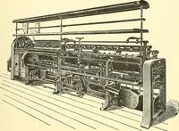An illustration from The textile industries : a practical guide to fibres, yarns & fabrics in every branch of textile manufacture, including preparation of fibres, spinning, doubling, designing, weaving, bleaching, printing, dyeing and finishing (1910)