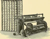 An illustration from The textile industries : a practical guide to fibres, yarns & fabrics in every branch of textile manufacture, including preparation of fibres, spinning, doubling, designing, weaving, bleaching, printing, dyeing and finishing (1910)