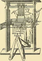 An illustration from The textile industries : a practical guide to fibres, yarns & fabrics in every branch of textile manufacture, including preparation of fibres, spinning, doubling, designing, weaving, bleaching, printing, dyeing and finishing (1910)