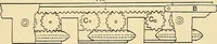 An illustration from The textile industries : a practical guide to fibres, yarns & fabrics in every branch of textile manufacture, including preparation of fibres, spinning, doubling, designing, weaving, bleaching, printing, dyeing and finishing (1910)
