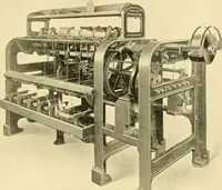 An illustration from The textile industries : a practical guide to fibres, yarns & fabrics in every branch of textile manufacture, including preparation of fibres, spinning, doubling, designing, weaving, bleaching, printing, dyeing and finishing (1910)