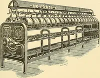 An illustration from The textile industries : a practical guide to fibres, yarns & fabrics in every branch of textile manufacture, including preparation of fibres, spinning, doubling, designing, weaving, bleaching, printing, dyeing and finishing (1910)